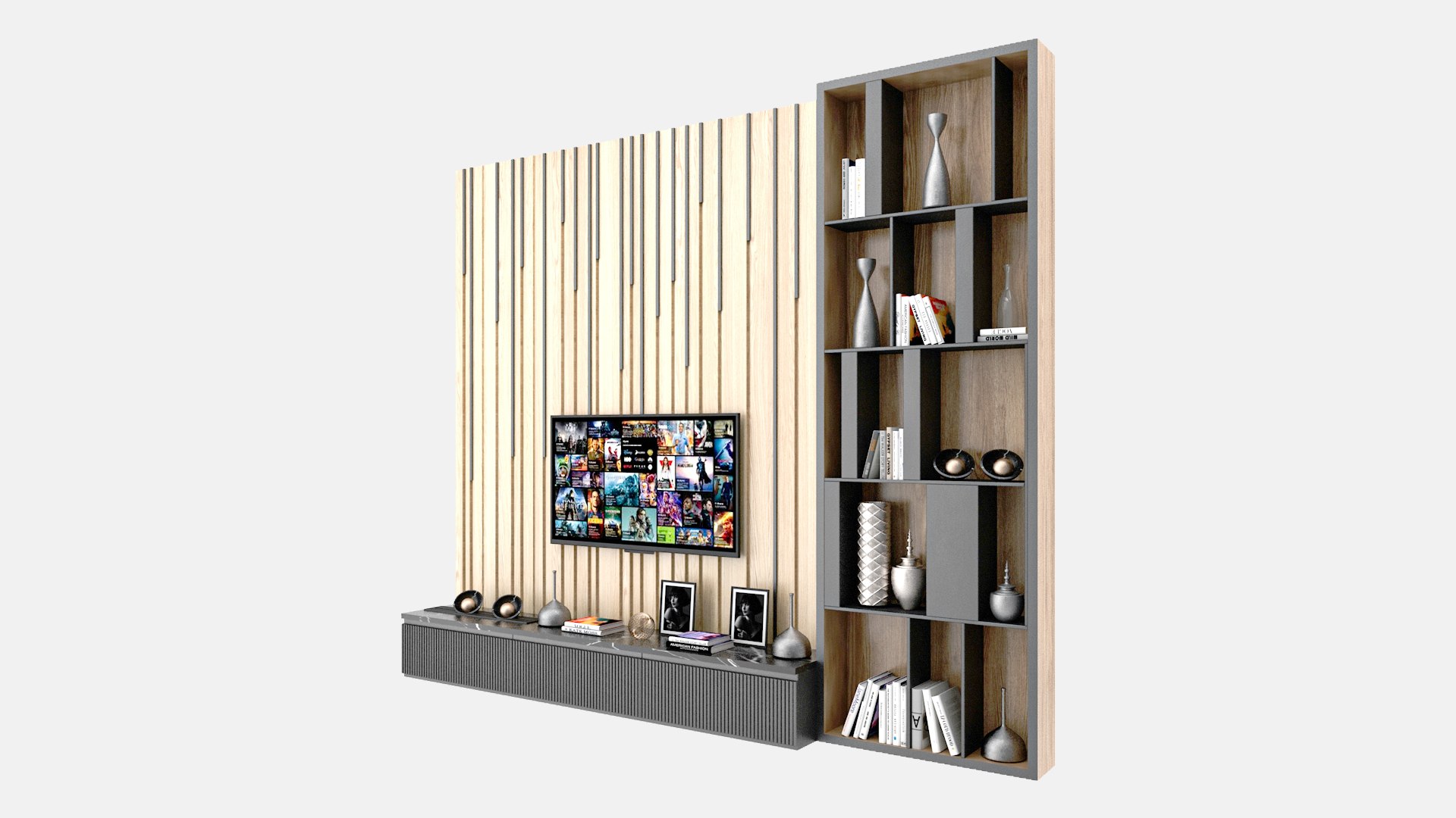 3D Tv Shelf Model - TurboSquid 1974868