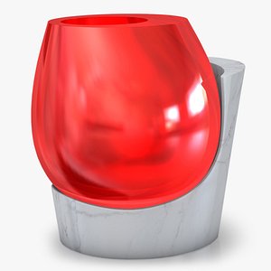 Modern glass vase