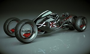 Bike 2 3 Wheel 03 3D