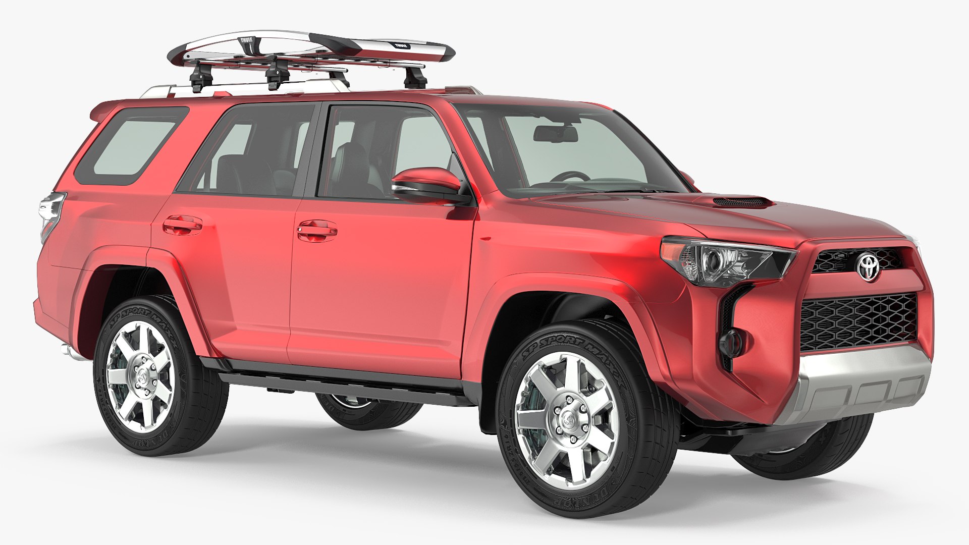 3D Model Toyota 4runner Thule Trail TurboSquid 1641645