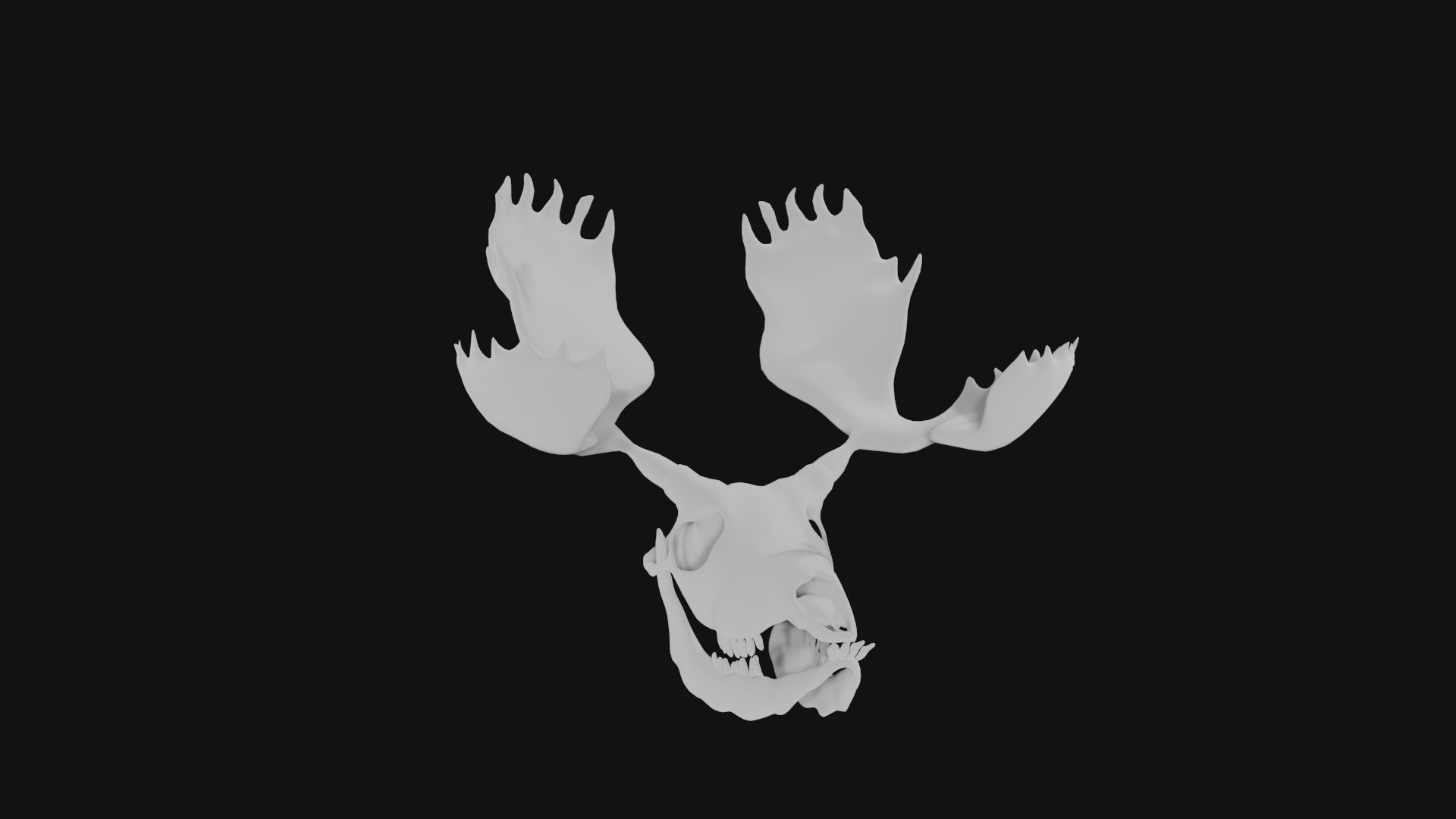 Moose Skull 3D Model - TurboSquid 1983386