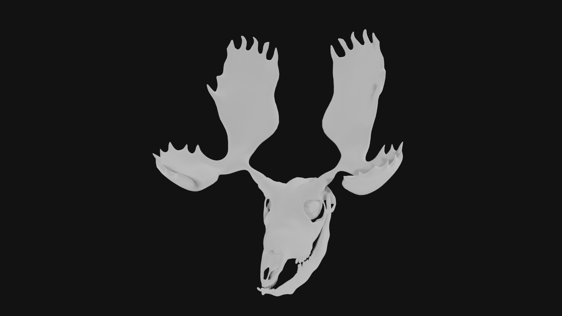 Moose Skull 3D Model - TurboSquid 1983386