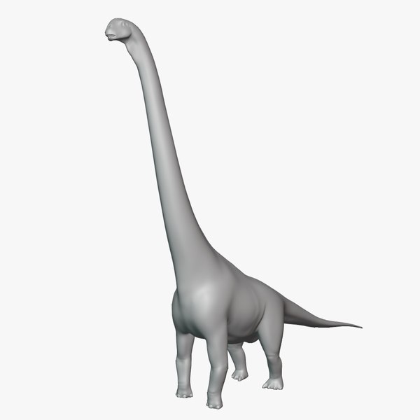 3D model Omeisaurus Basemesh Low Poly