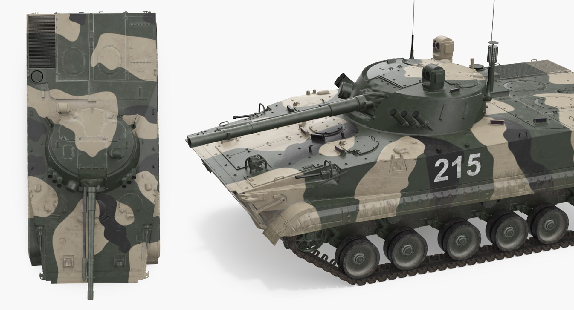 Infantry Fighting Vehicle Bmp-3 3D Model | 1141929 | TurboSquid