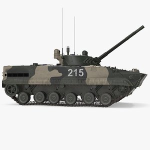 Infantry Fighting Vehicle BMP-3 Rigged 3D Model