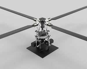 Helicoptor Rotor Mechanism 3D