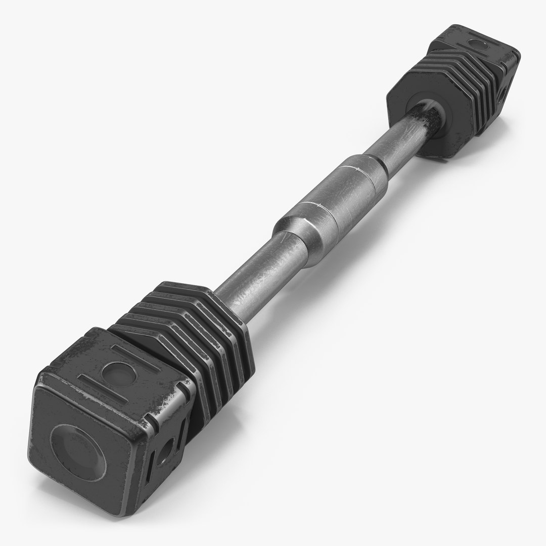 Ram Cylinder Hydraulic Sci-Fi 5 3D Model 3D model preview