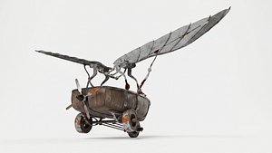 Mechanical Flying Boat 3D model