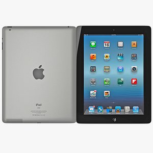 3d apple ipad 2 model