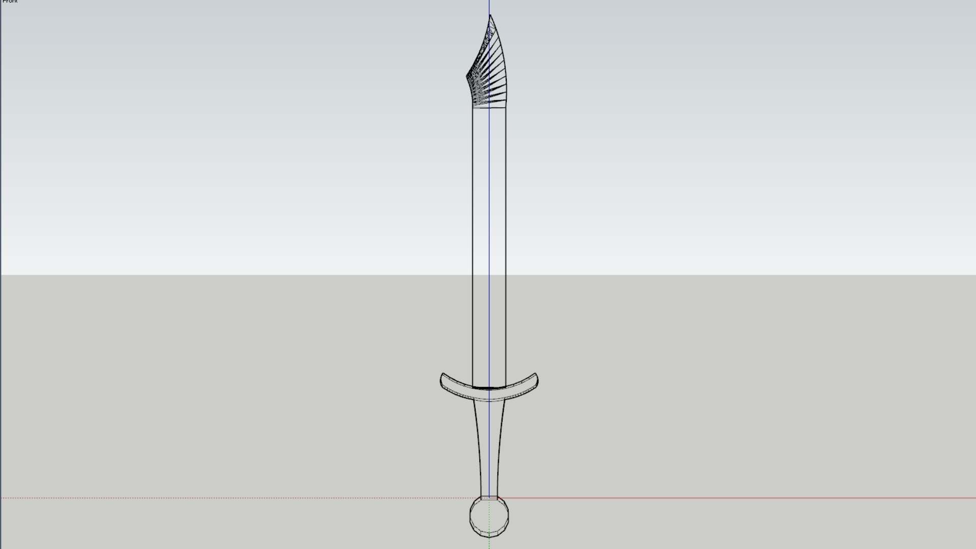 3D Falchion - Lowpoly Textured And Colorbased Model - TurboSquid 2051823