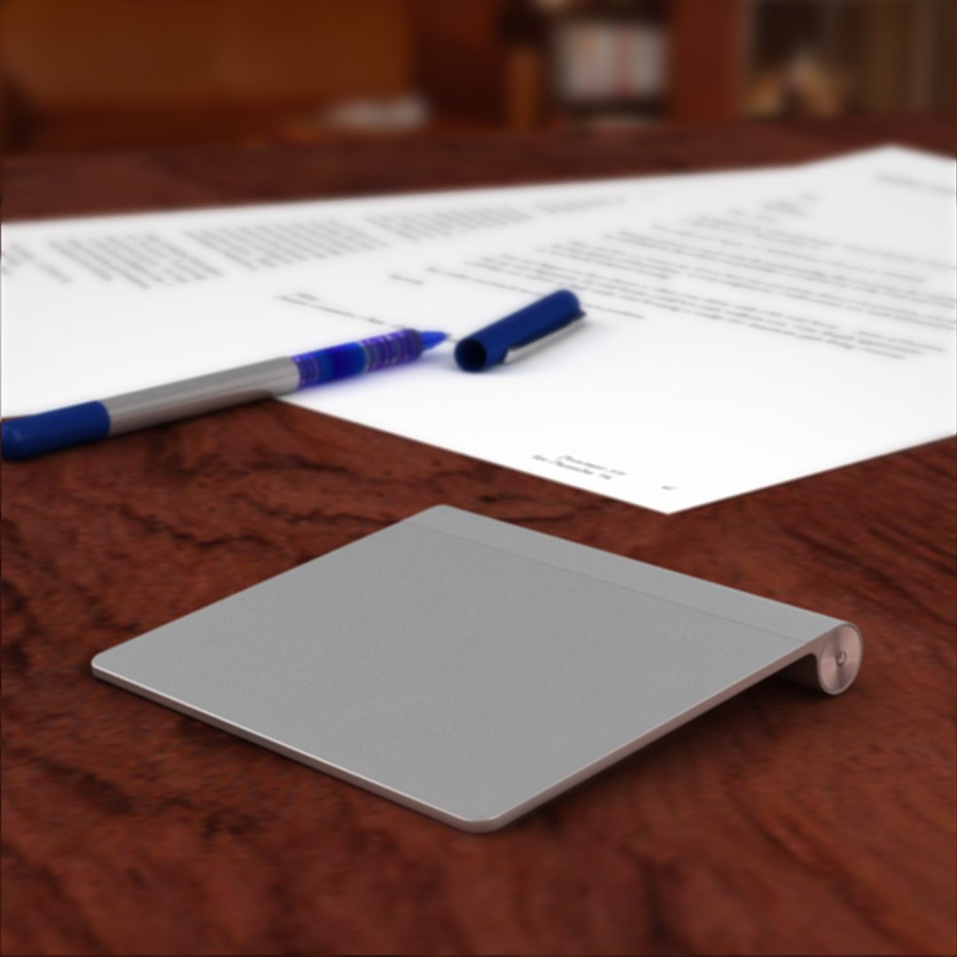 3d model apple magic trackpad