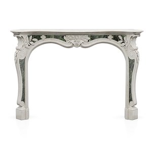 fireplace rare marble Rococo