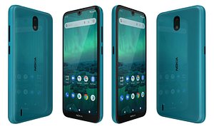 nokia 1 3 blue 3D model