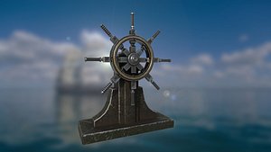 Ship steering wheel Ship Wheel 3D model