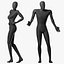 Rigged Male and Female Mannequin