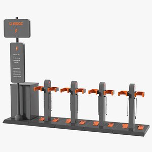 Electric Scooter Charging Station