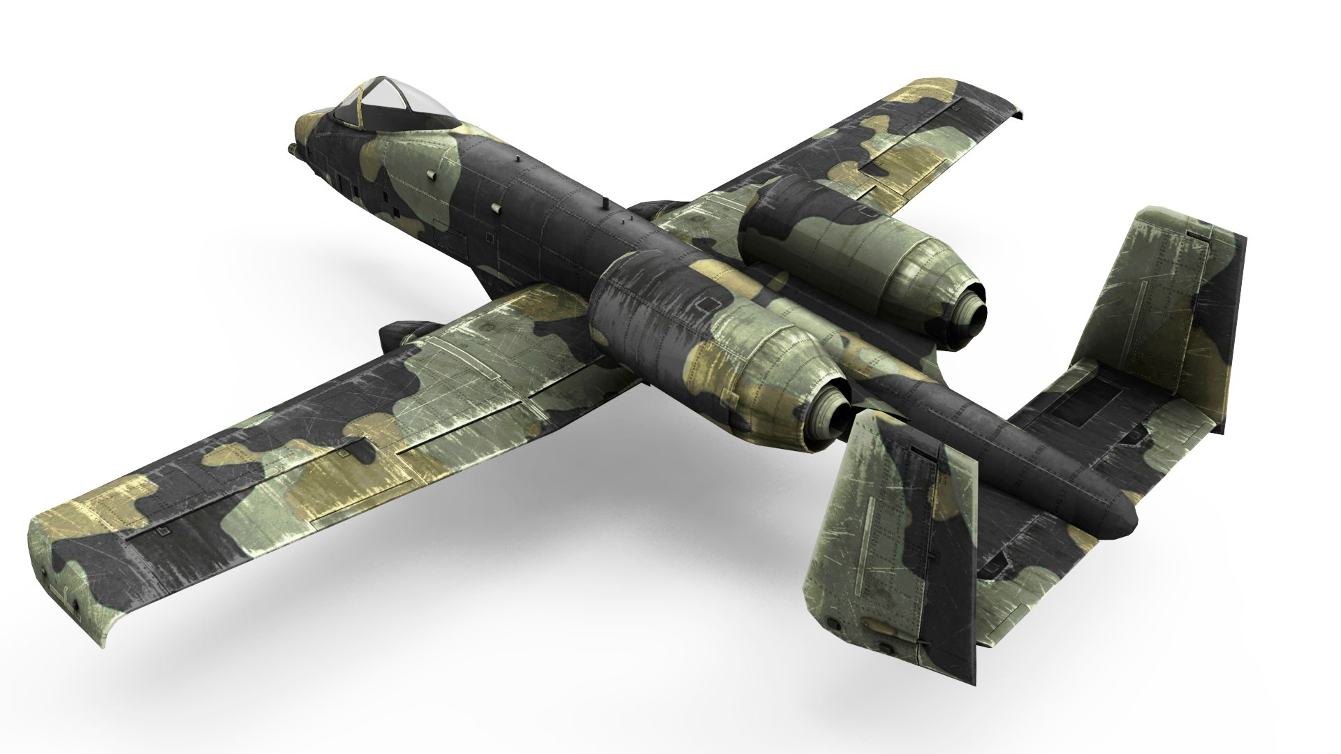 Attack aircraft A-10 Thunderbolt II 3D model https://p.turbosquid.com/ts-thumb/7f/Uu2jr1/No/03/jpg/1630676924/1920x1080/fit_q87/af64ea939e7b4203d4fda4afaec0a4f4be595bc9/03.jpg