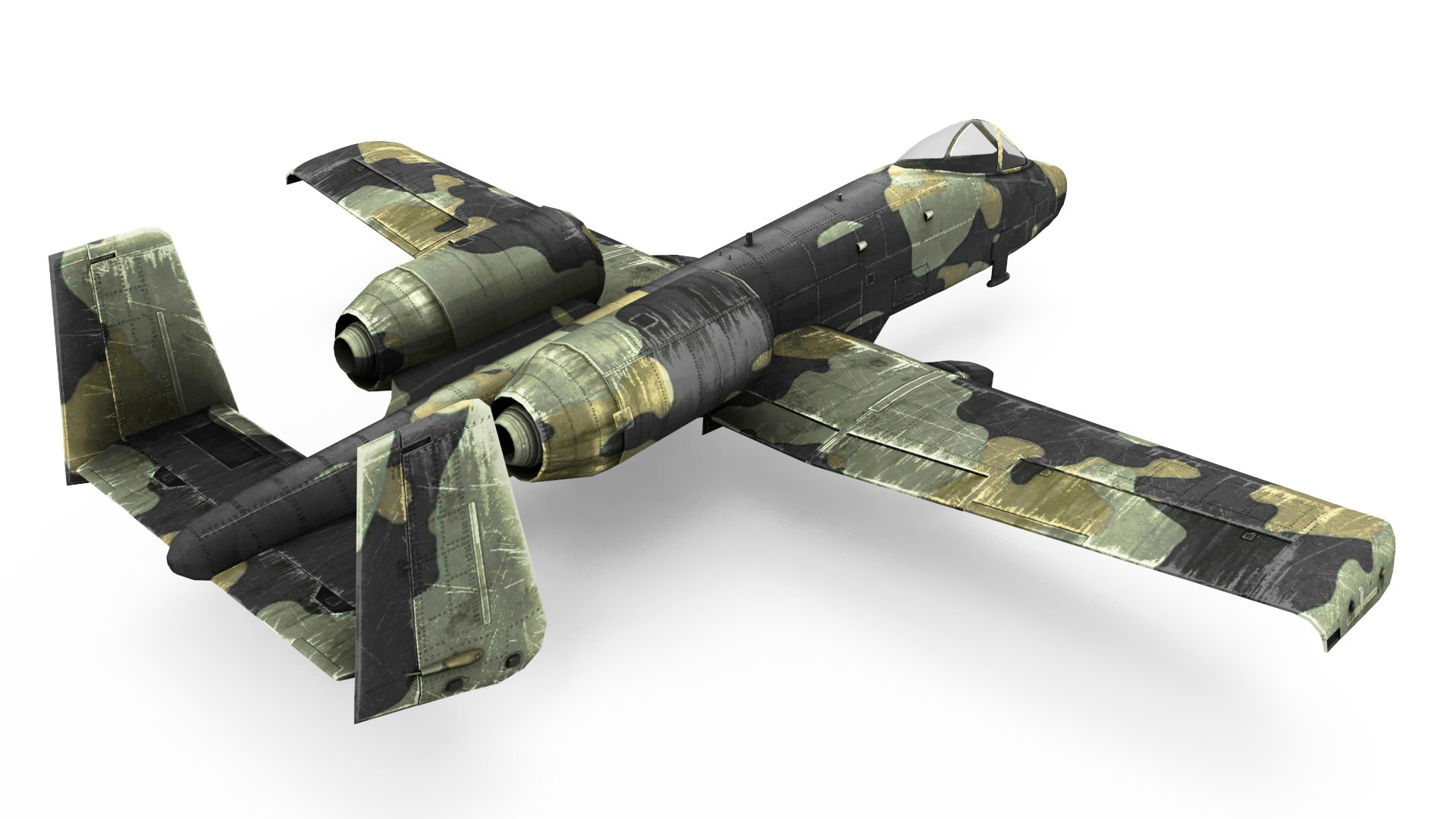 Attack aircraft A-10 Thunderbolt II 3D model https://p.turbosquid.com/ts-thumb/7f/Uu2jr1/YV/05/jpg/1630676924/1920x1080/fit_q87/453da6d731873c6d3ddf093529b8651c348b2721/05.jpg