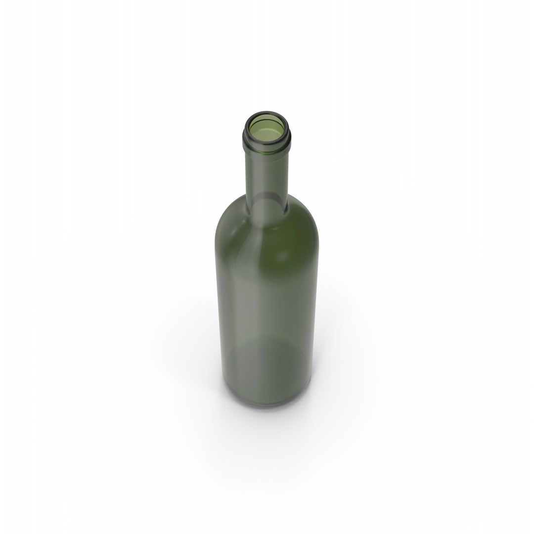 Empty Wine Bottle Model TurboSquid 2016347   Emptywinebottle.d12.2k 