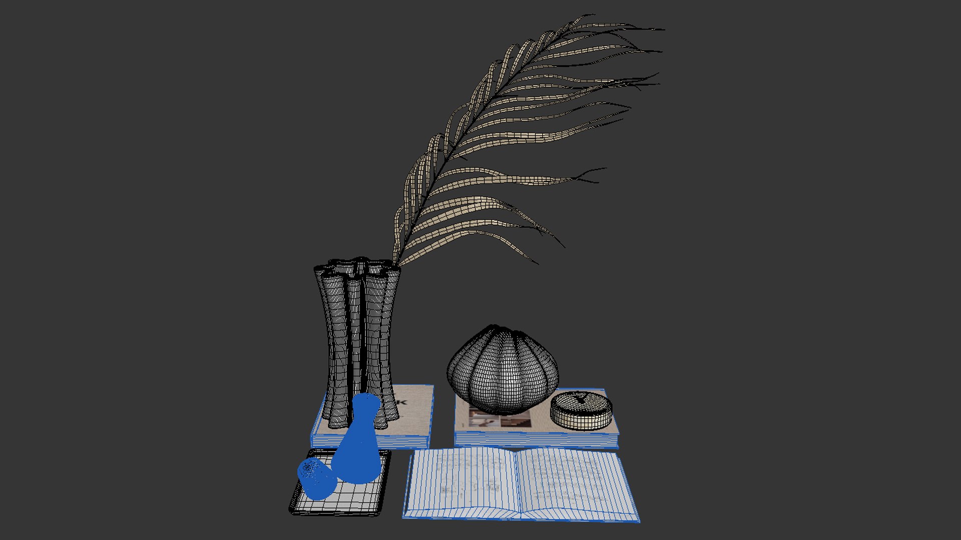 3D Decorative Set 01 Model - TurboSquid 2289825