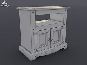 stand closet 3d obj