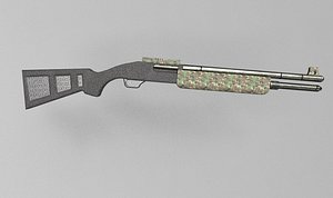 3D modern m1014 shotgun