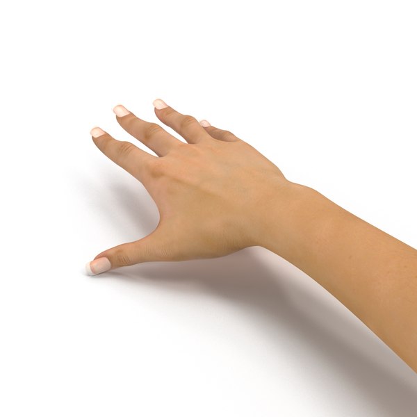 3d female hand model