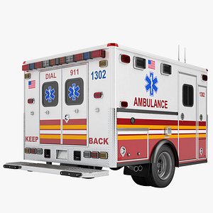 Ambulance Car Cabin 01