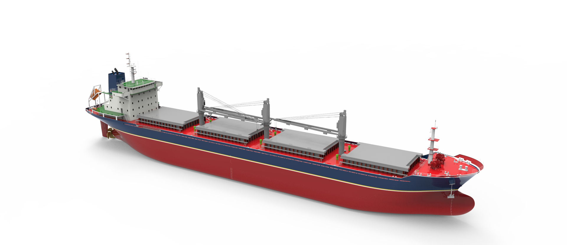 3D bulk carrier - TurboSquid 1675093