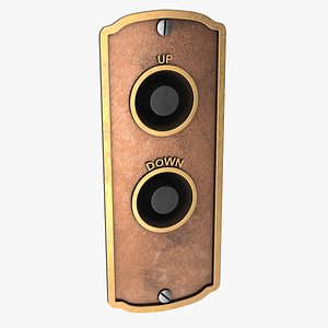 3D Vintage Lift Panel model