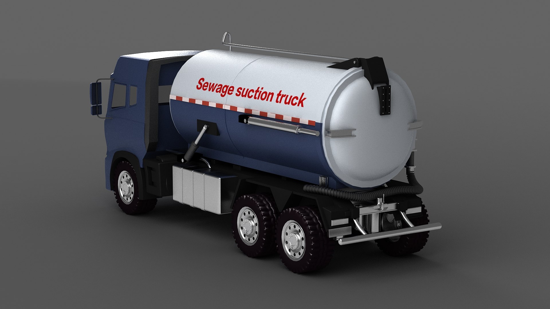 Green Vehicle Truck Garbage Car Tractor White Garbage Truck 3D Model ...