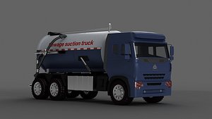 green vehicle truck garbage car tractor white garbage truck 3D model