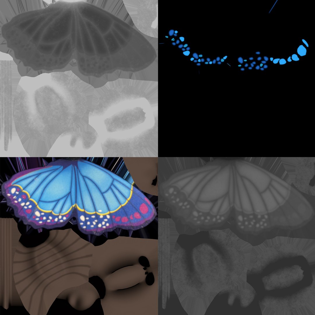 3D model Blue Butterfly https://p.turbosquid.com/ts-thumb/7f/k8NTeU/Ij/uv/jpg/1747858801/1920x1080/fit_q87/7eebd2305858192a86ef4fed3f54e2cc5206ea9f/uv.jpg
