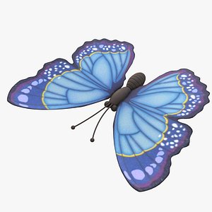3D model Blue Butterfly