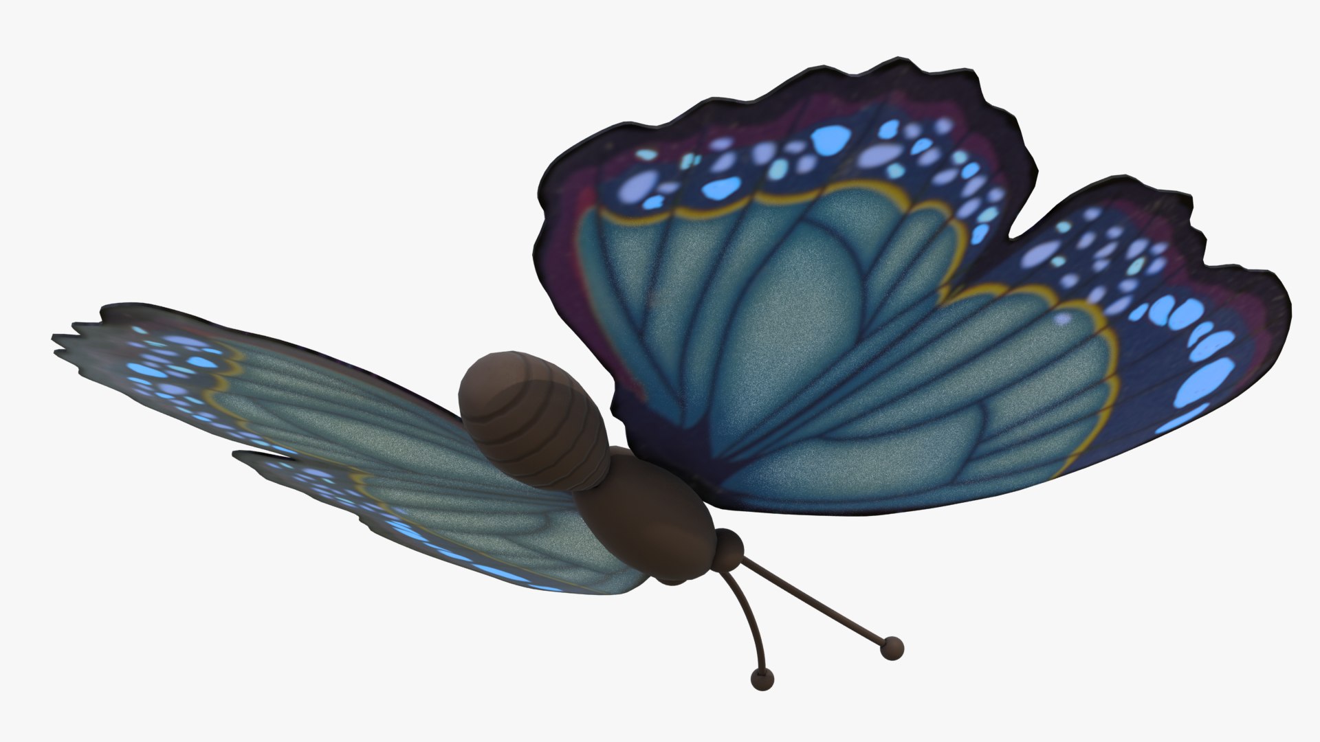 3D model Blue Butterfly https://p.turbosquid.com/ts-thumb/7f/k8NTeU/yy/06/jpg/1747858796/1920x1080/fit_q87/1626b520001baee6ef4db7180de84e1df31f4fd5/06.jpg