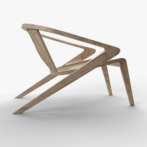3D Alexandre Caldas design chair model