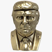 D-J-Trump Bust