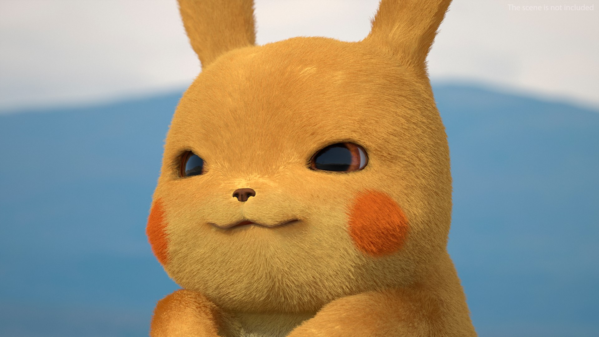 3D Anime Character Pikachu Angry Fur model - TurboSquid 2082705