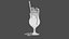 Realistic Ice Milkshake Drink Chocolate