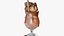 Realistic Ice Milkshake Drink Chocolate