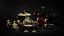 Accessoires de barils de science-fiction