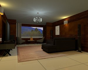 3D apartment plan house model