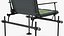 Green Folding Angler Aluminum Chair