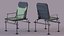 Green Folding Angler Aluminum Chair