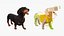 Rigged Small Dogs Collection 4 model