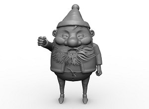 santa claus 3D model