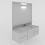 3d contemporary bathroom vanity