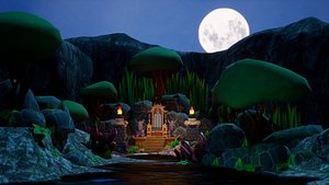 mysterious throne 3D model