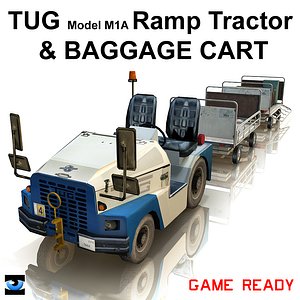 TUG Ramp Tractor & Baggage Cart