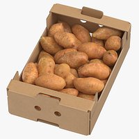 Cardboard Display Box 02 with Sweet Potatoes